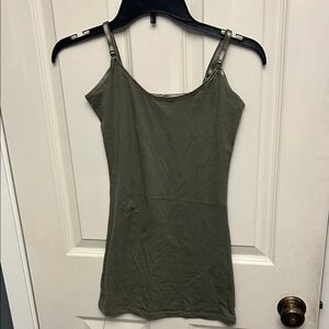 Dots Olive Camisole Top